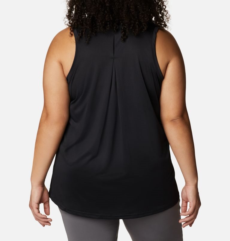 Women's Columbia Hike Tanks Black | Plus Size CA-MC831